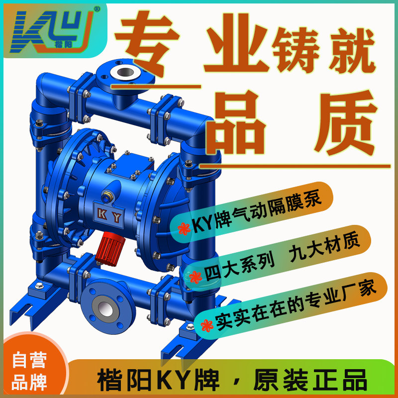 KYQ32LC鋼襯氟氣動隔膜泵4