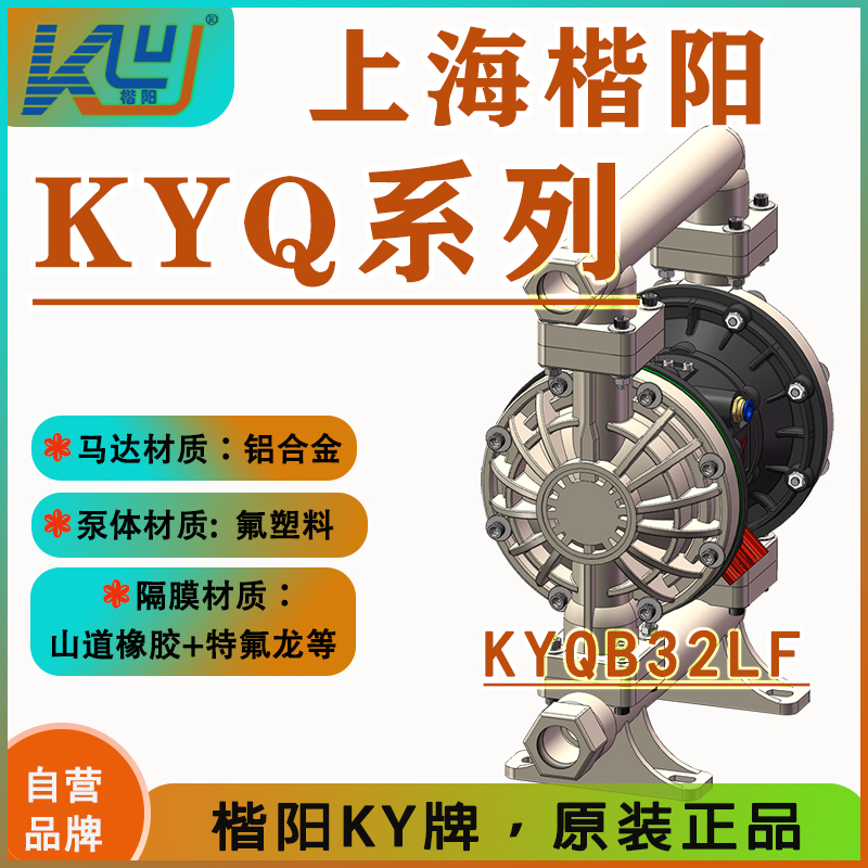 KYQB32LF全氟PVDF氣動(dòng)隔膜泵3