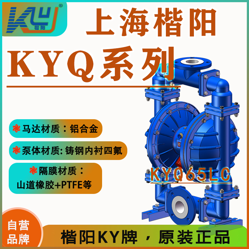 KYQ65LC內襯四氟氣動隔膜泵1